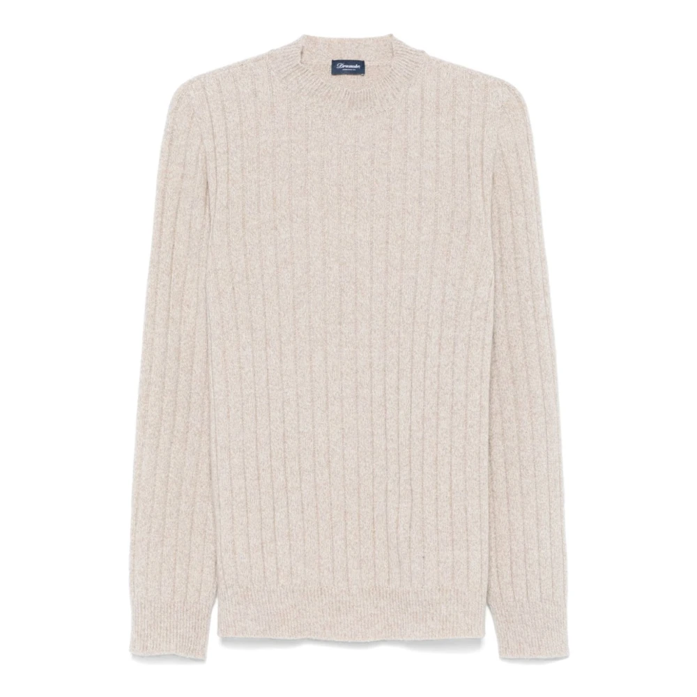 Drumohr Beige Kasjmier Woltrui Beige Heren