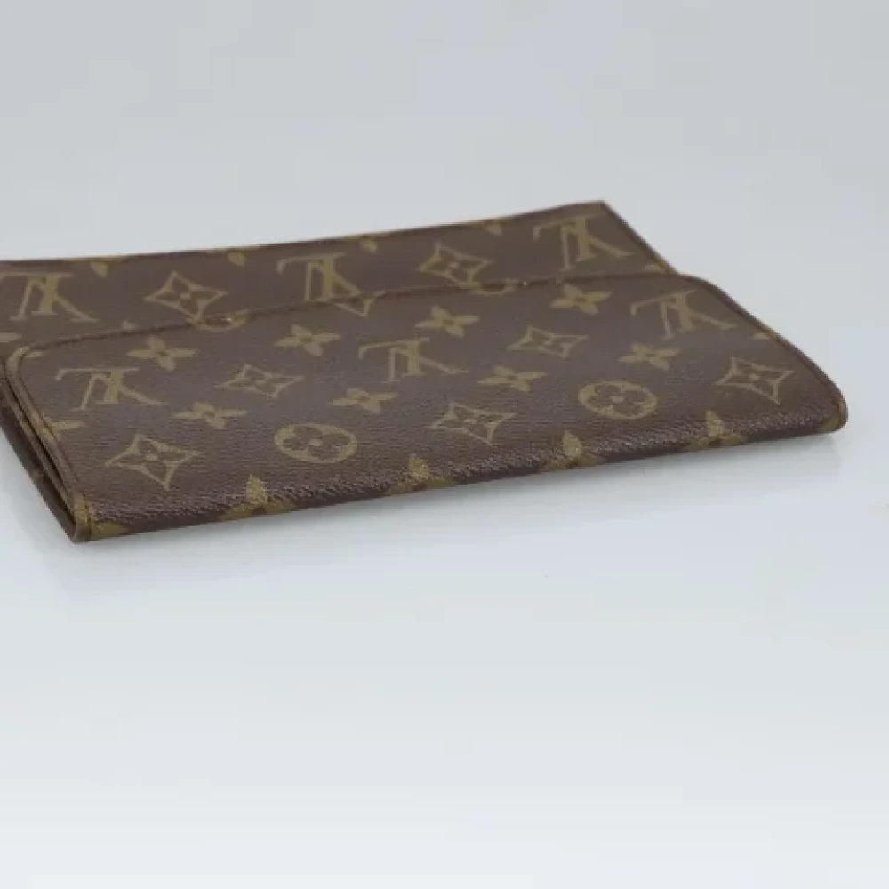 Louis Vuitton Vintage Pre-owned Canvas clutches Brown Dames