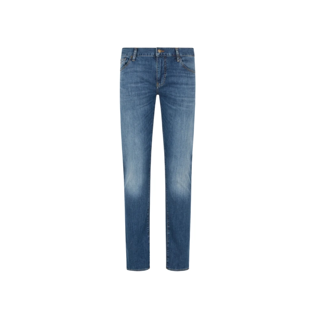 Armani Exchange Men's Blue 5-Pocket Straight Leg Jeans W28