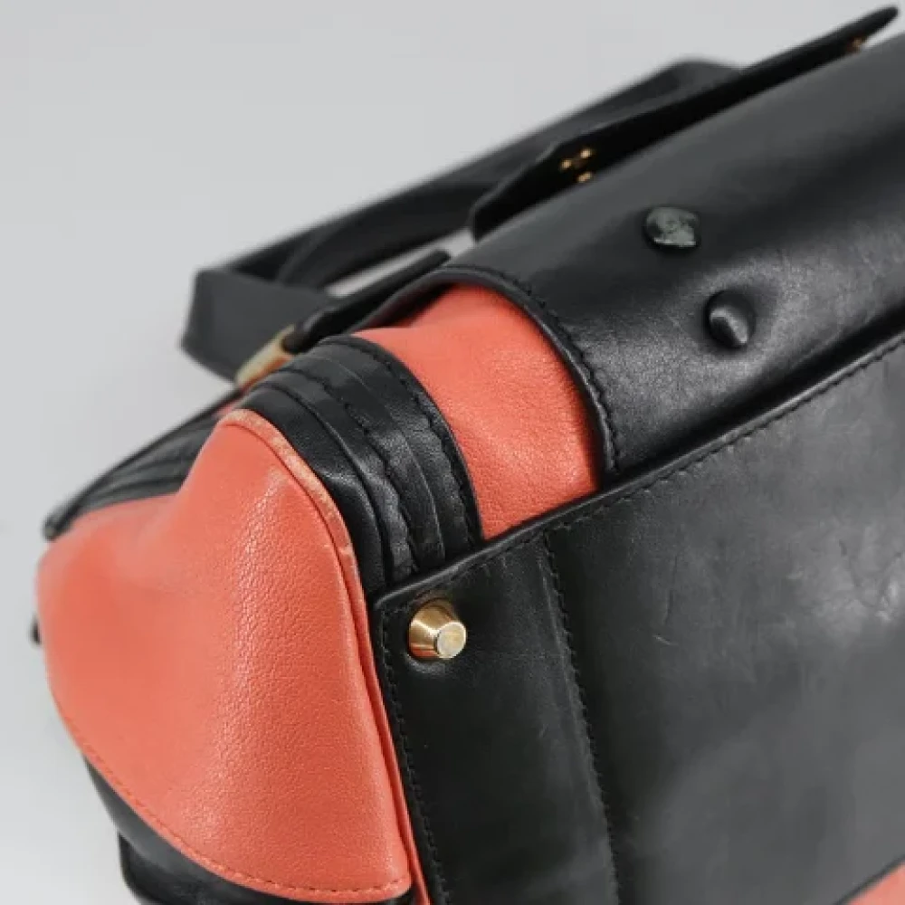 Chloé Pre-owned Leather shoulder-bags Orange Dames