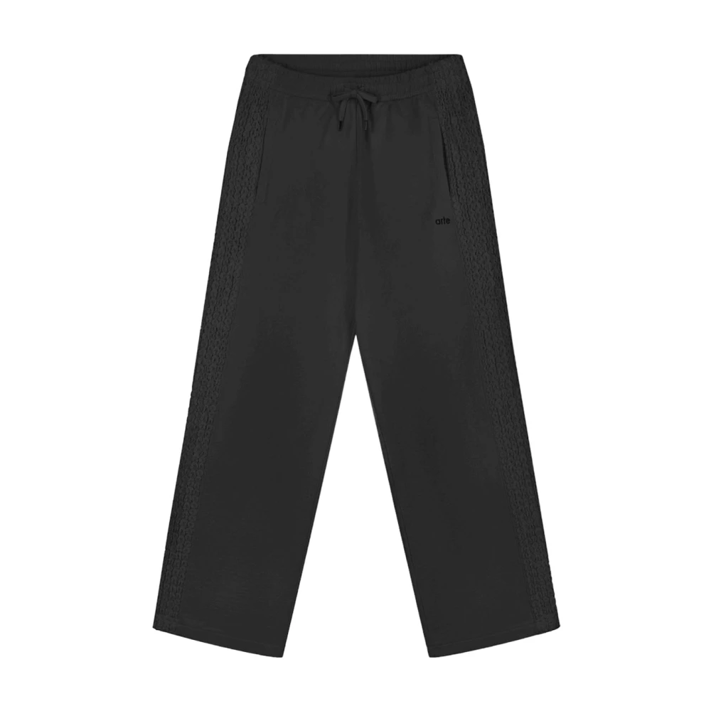 Arte Antwerp Katoen Bloem Tape Broek Black Heren