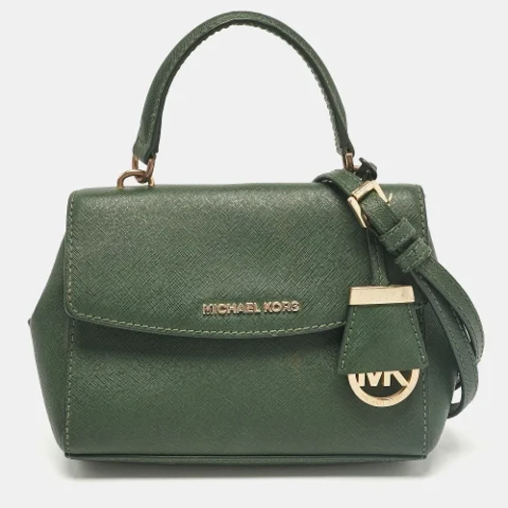 Michael Kors Pre-owned Leather handbags Green Dames
