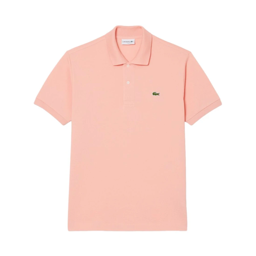 Lacoste Men's Pink Polo Shirts, 3XL, Short Sleeve Polo