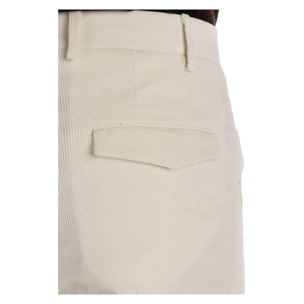PT Torino Crème Maatwerk Broek Rits Sluiting Beige Heren