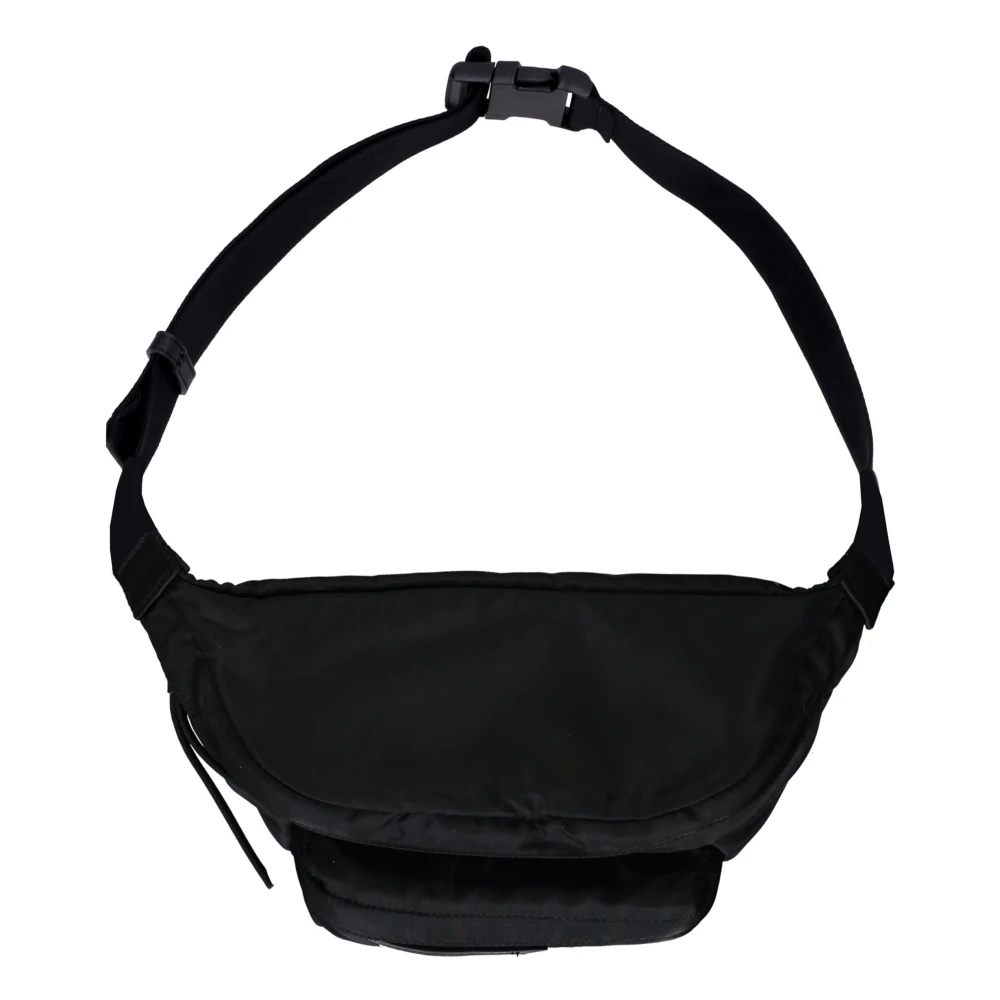 Palm Angels Nylon Heuptas met Ritssluiting Black Heren