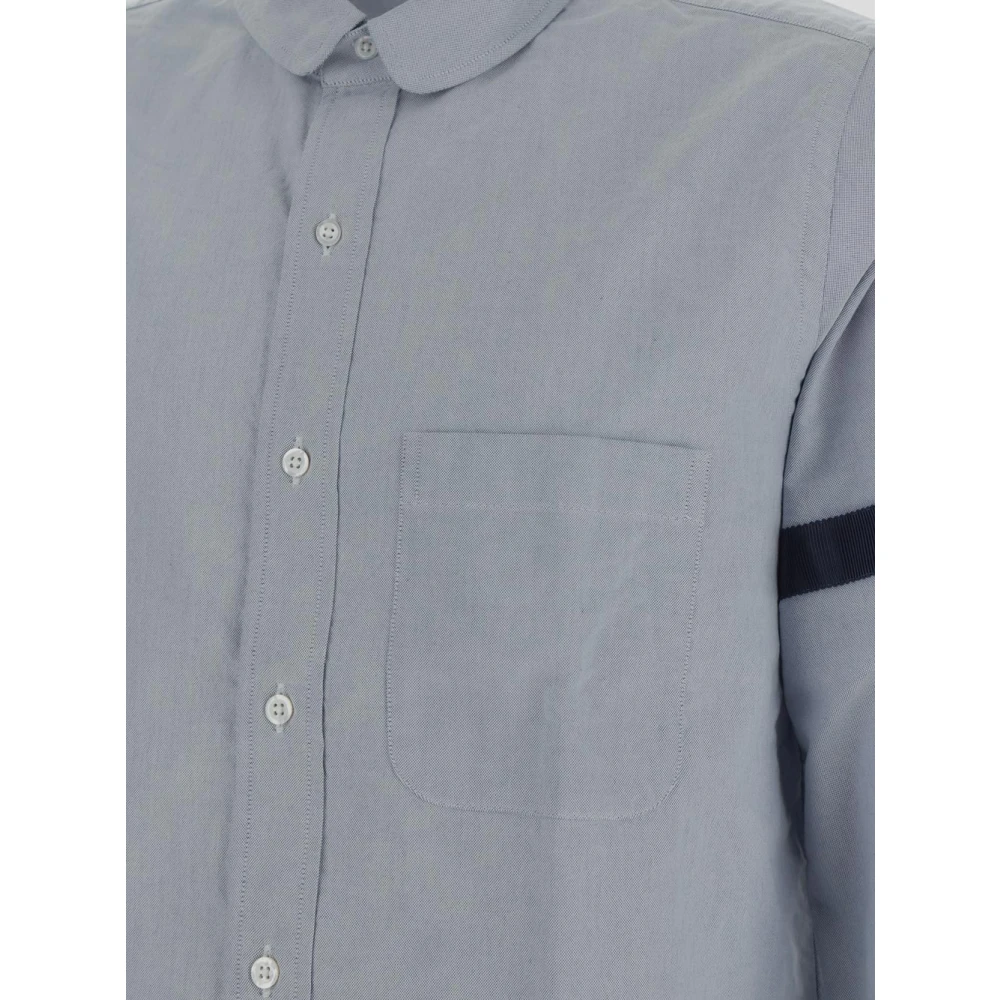 Thom Browne Klassiek Shirt van Katoen Blue Heren