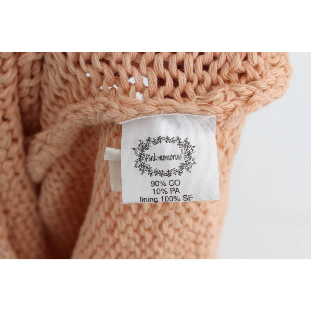Pink Memories Elegante Roze Gebreide Vest Zonder Mouwen Pink Dames