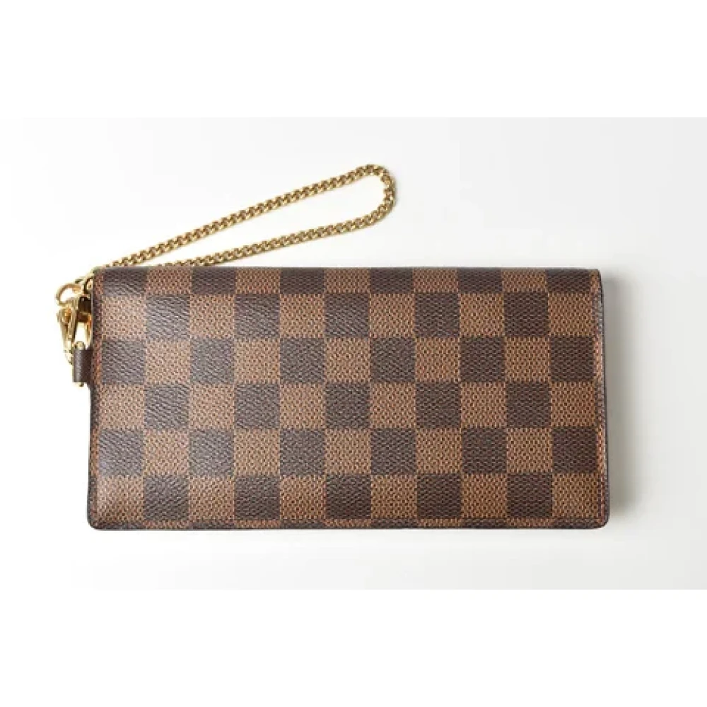 Louis Vuitton Vintage Pre-owned Canvas wallets Brown Heren