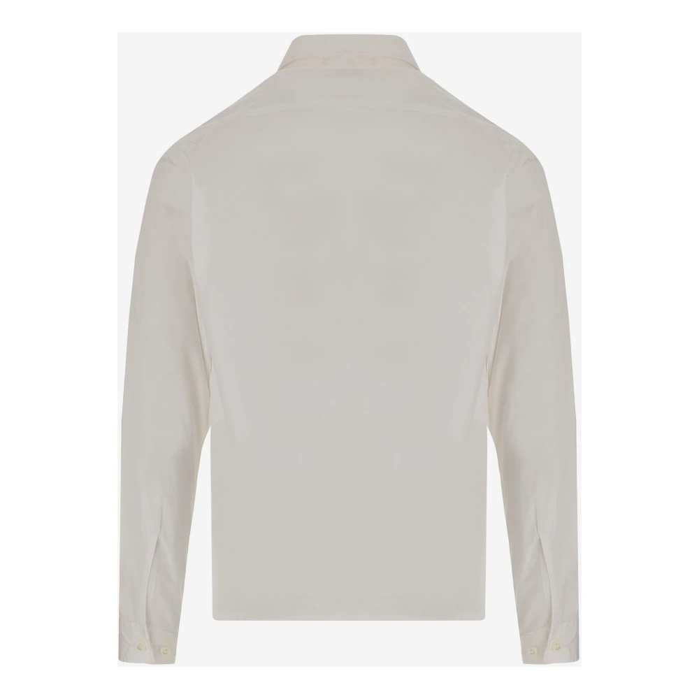 C.P. Company Witte Katoenen Overhemd Regular Fit White Heren
