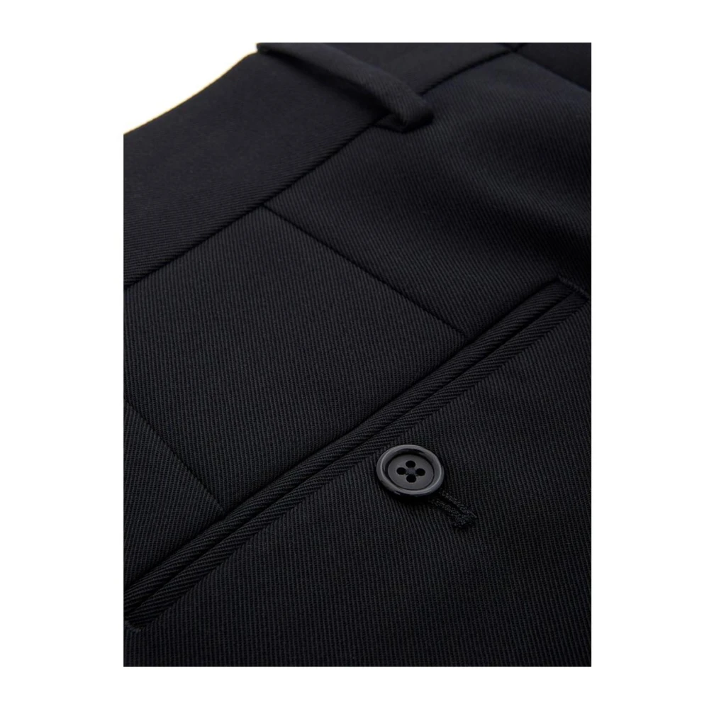 Dolce & Gabbana Zwarte Polyester Slim Fit Jeans Black Heren