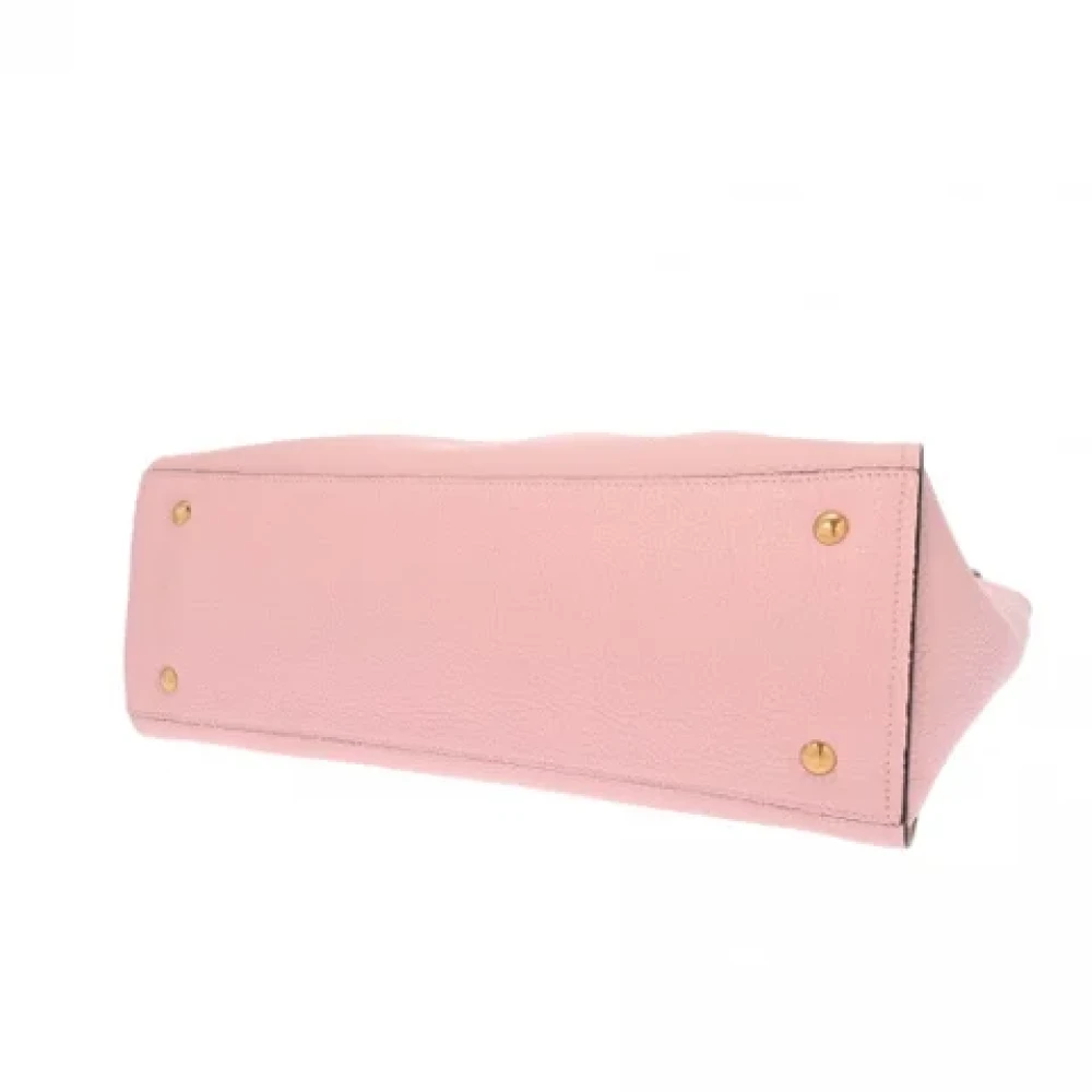 Salvatore Ferragamo Pre-owned Leather totes Pink Dames