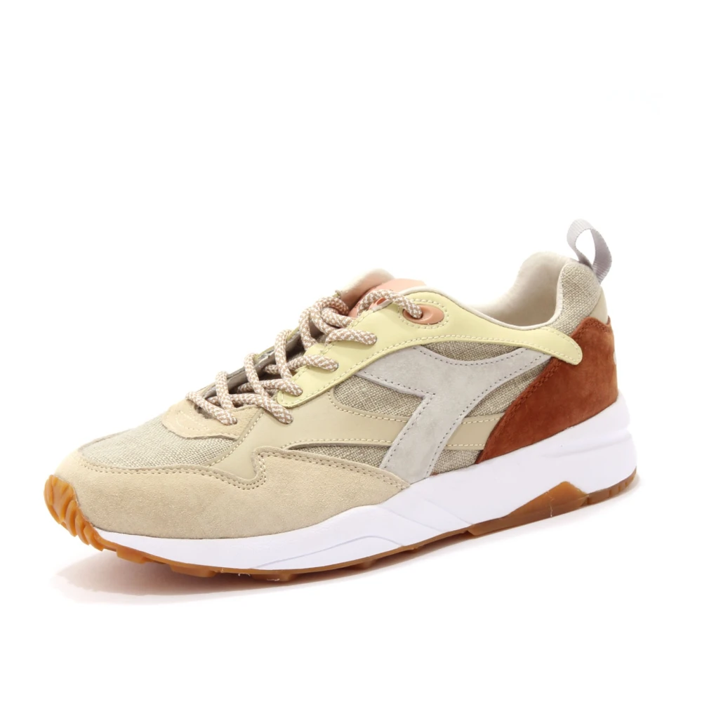 Diadora Heritage Eclipse Leren Schoenen Heren Schoenen Beige