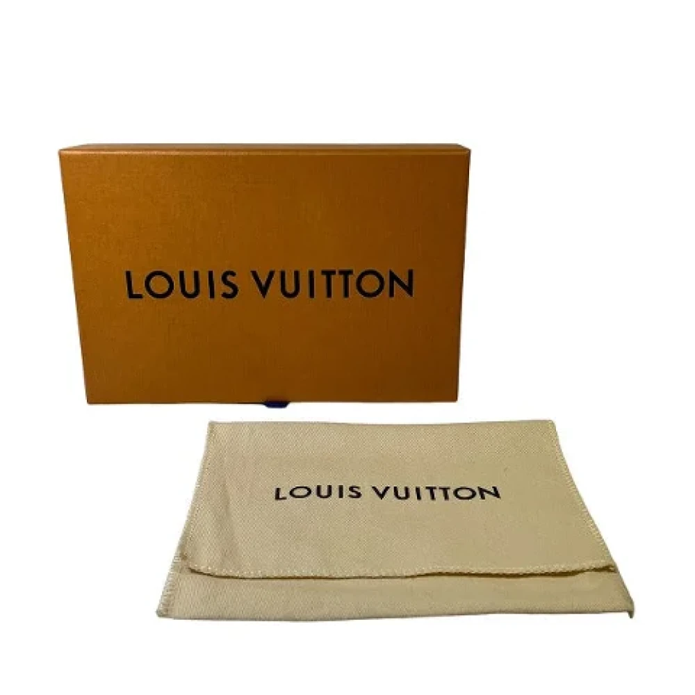 Louis Vuitton Vintage Pre-owned Leather wallets Blue Heren