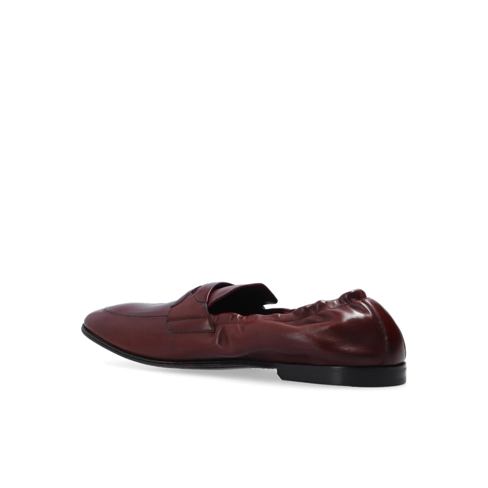 Dolce & Gabbana Bruine Leren Loafers voor Heren Brown Heren