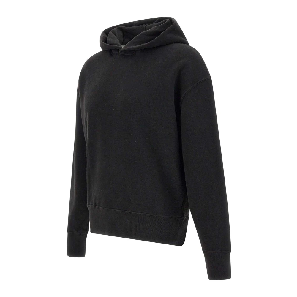 Ten C Zwarte Katoenen Hoodie Black Heren