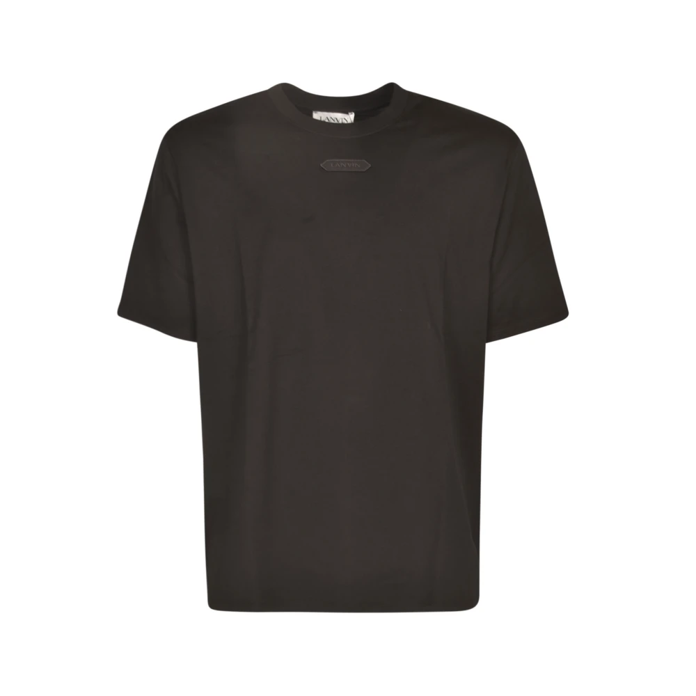 Lanvin Zwarte T-shirts en Polos Collectie Black Heren