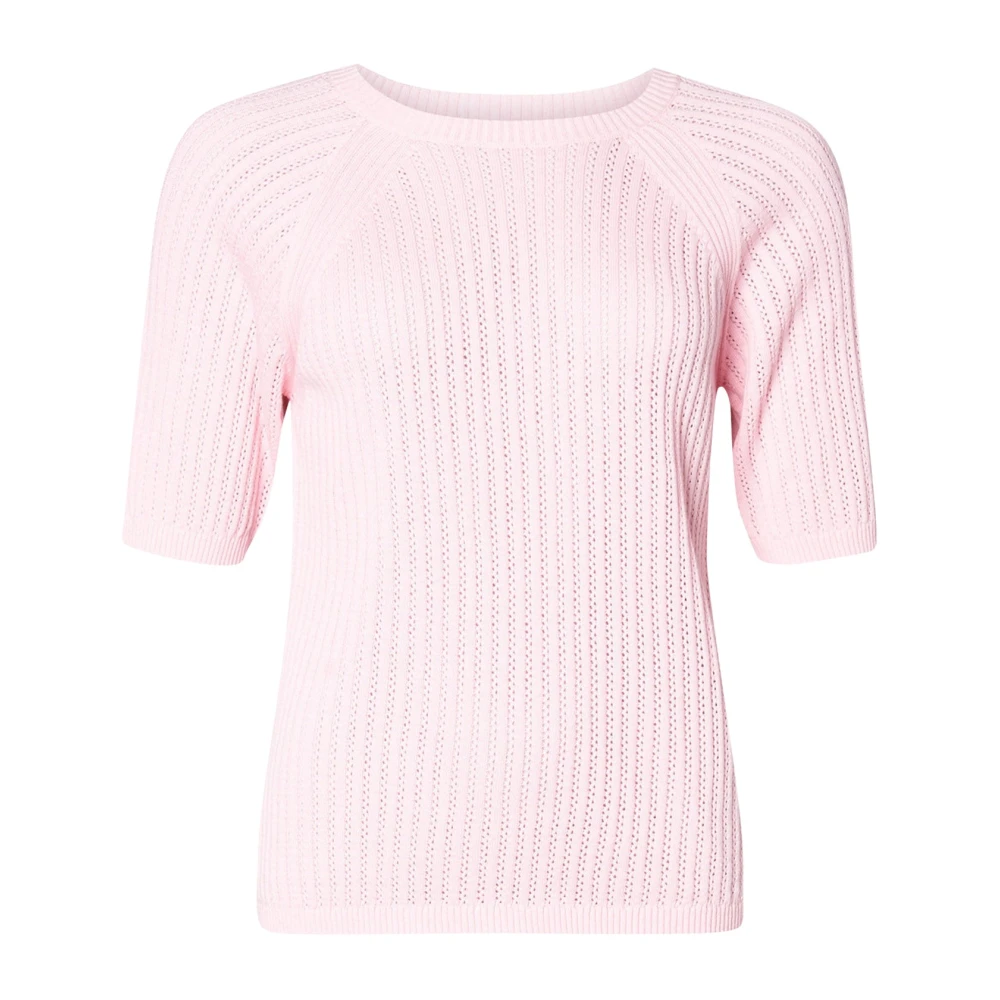 Lind Women's Pink Round-Neck Knitwear - Round-Neck Knitwear - Xl - Knitwear