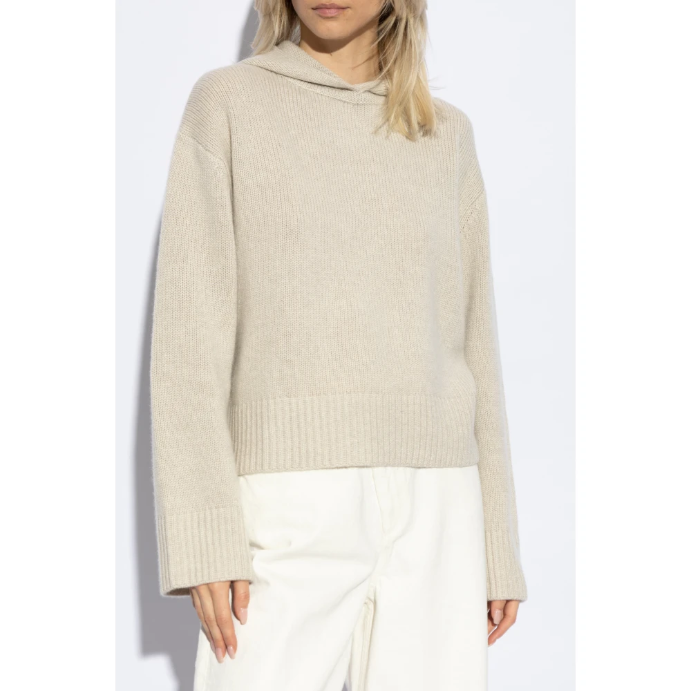 Lisa Yang Hoodie Karolin Beige Dames