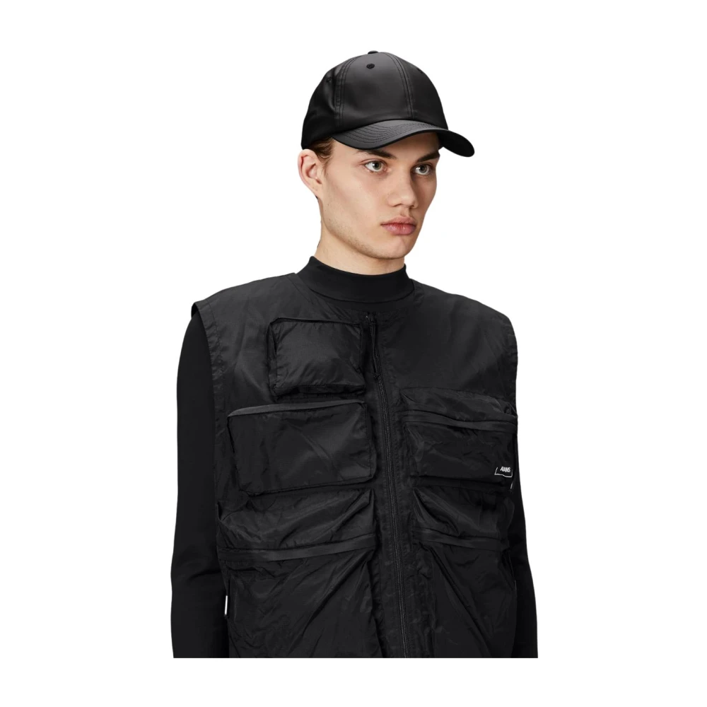 Rains Stijlvolle Cap Black Unisex