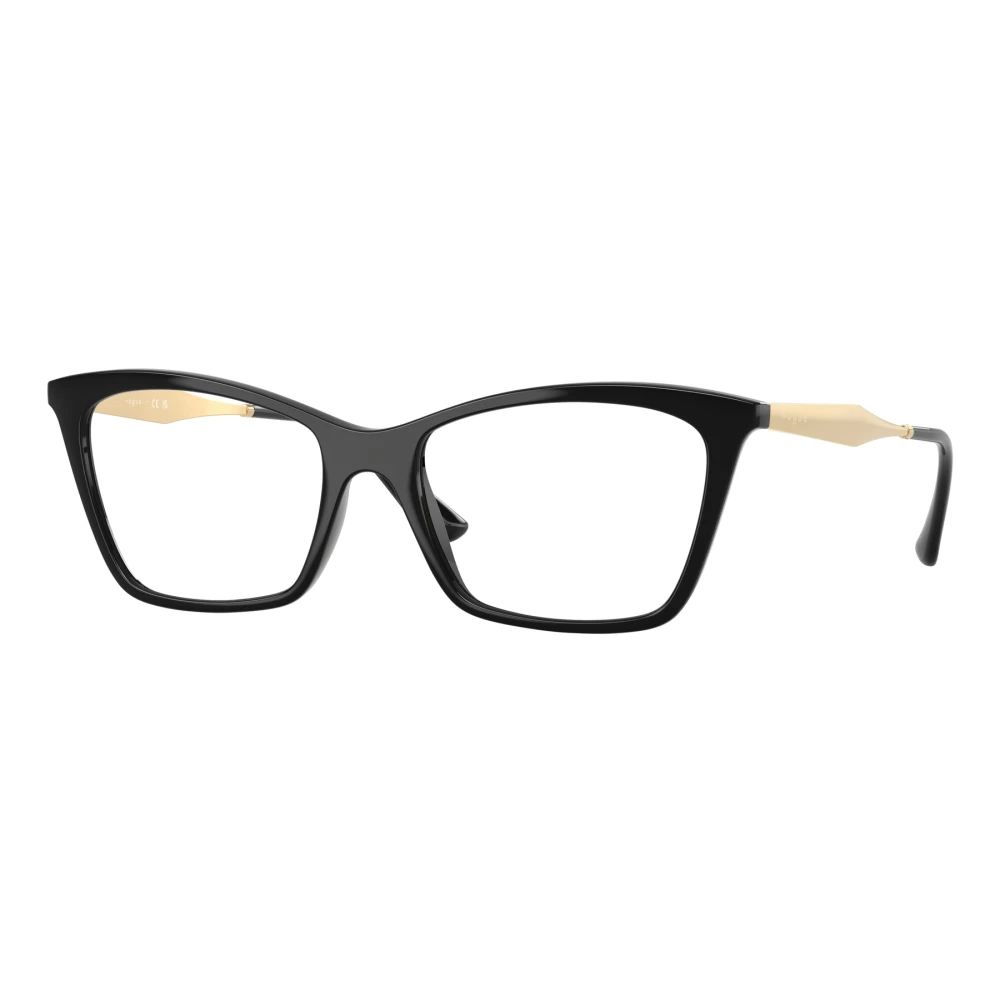 Vogue Women's Black Stylish Eyeglasses - Glasses - 53 Mm - Accessories