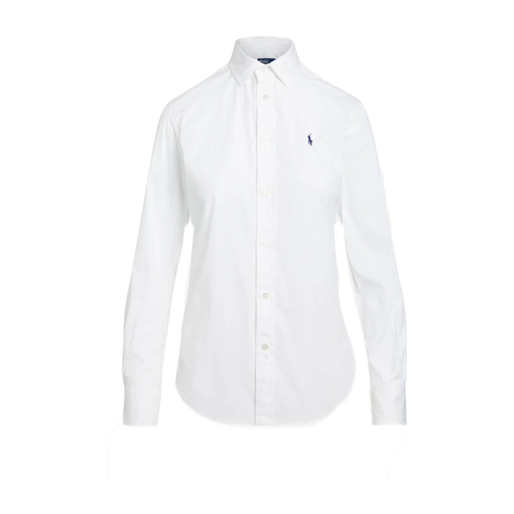 Polo Ralph Lauren Women's White Classic Shirt With Logo