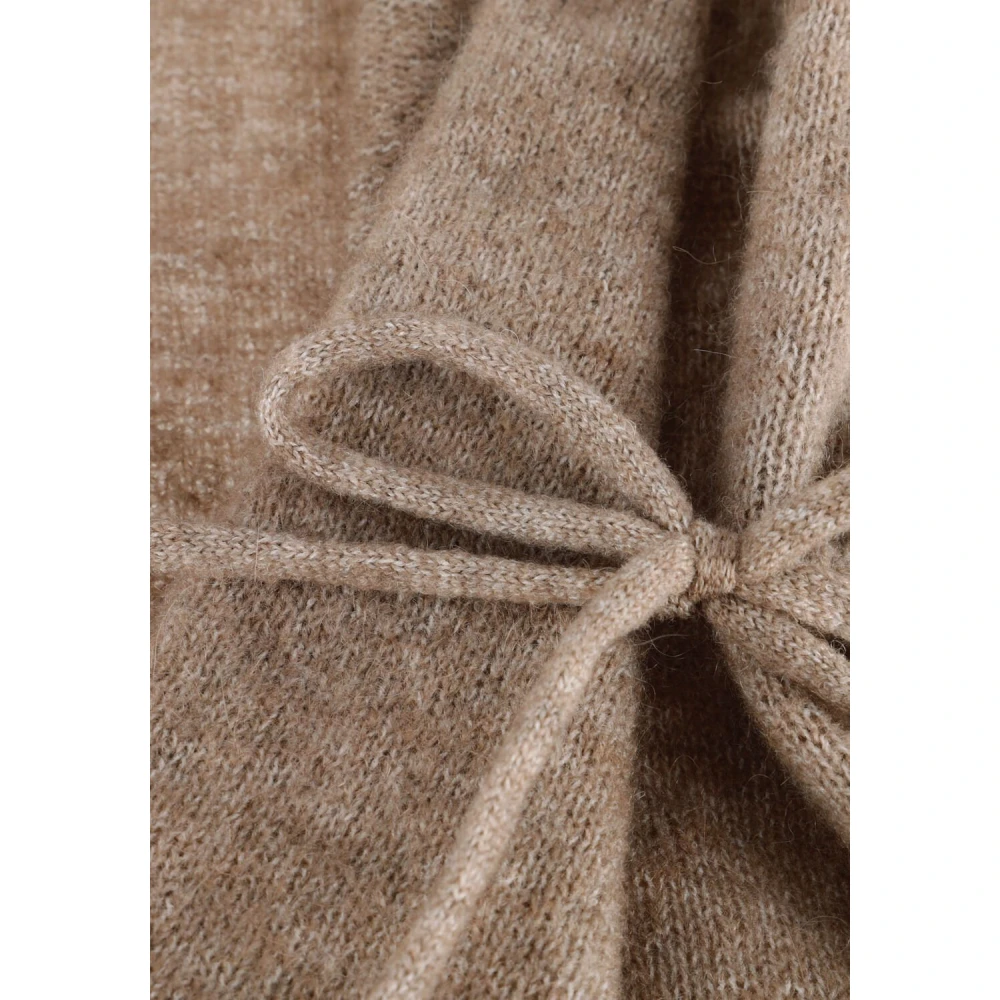moss copenhagen Bruine Wrap Cardigan Casual Stijl Brown Dames
