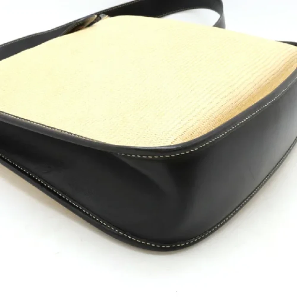 Hermès Vintage Pre-owned Leather shoulder-bags Beige Dames