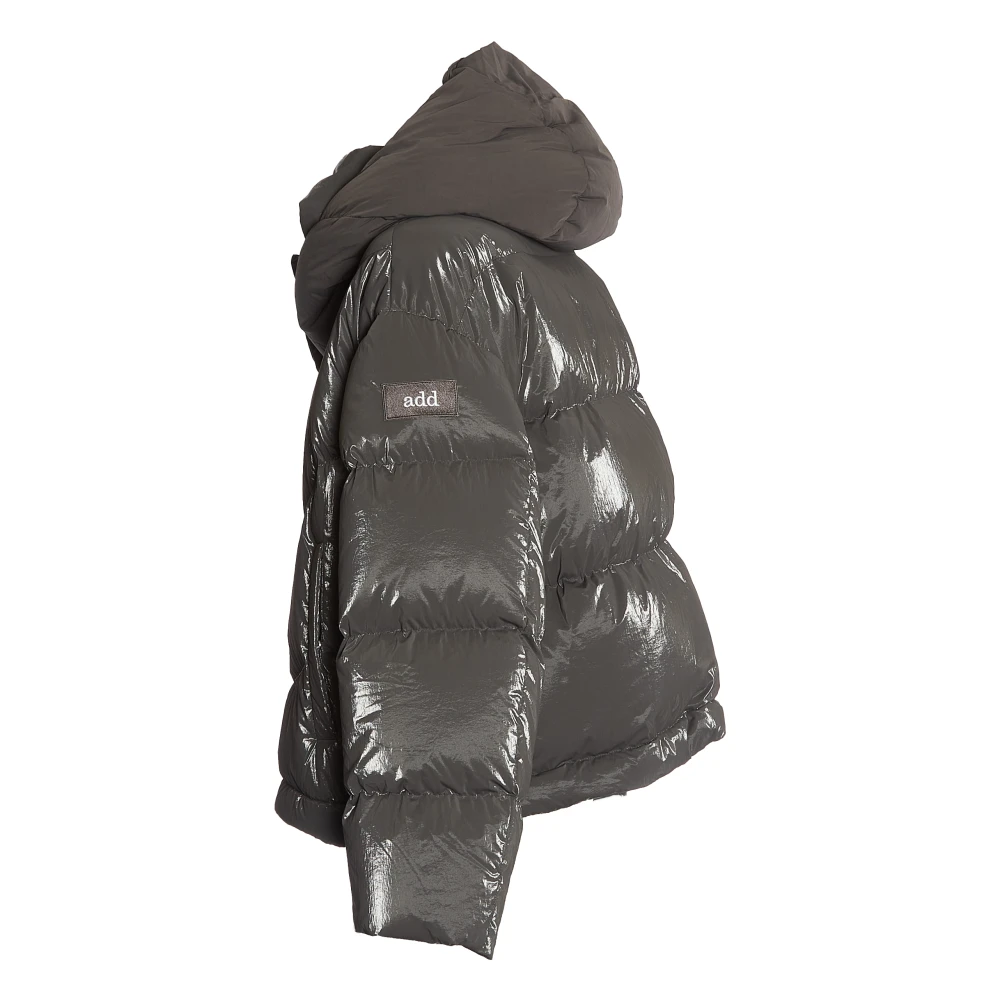 add Stijlvolle Oversized Hooded Jacket Zwart Black Dames