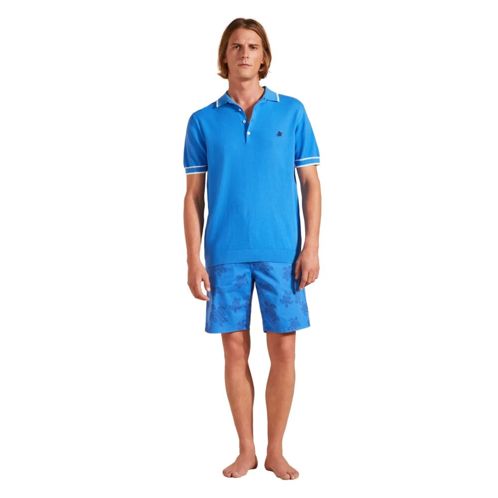 Vilebrequin Heren Katoenen Polo Shirt Blue Heren