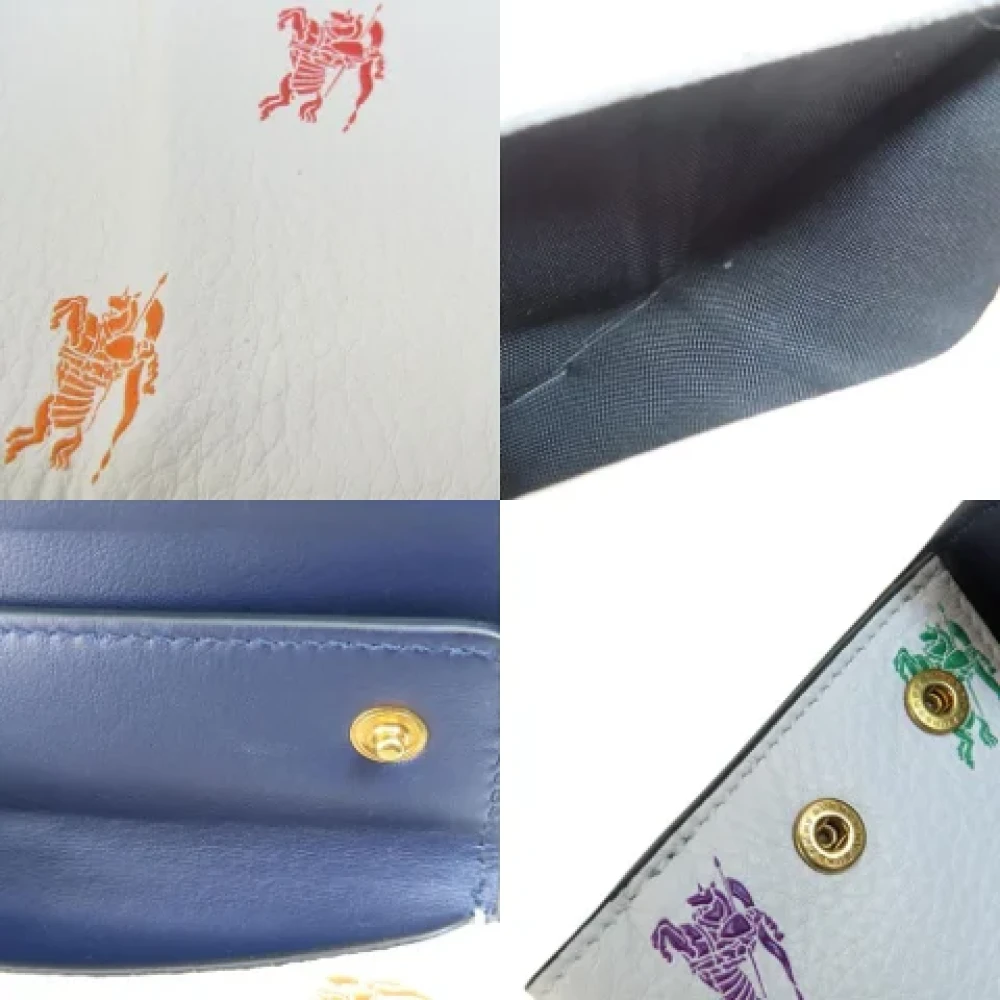Burberry Vintage Pre-owned Leather wallets White Dames