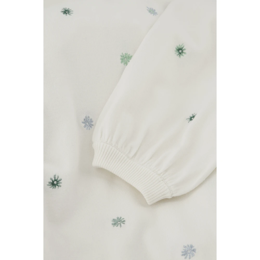 Fabienne Chapot Bloemenprint Pullover Trui White Dames