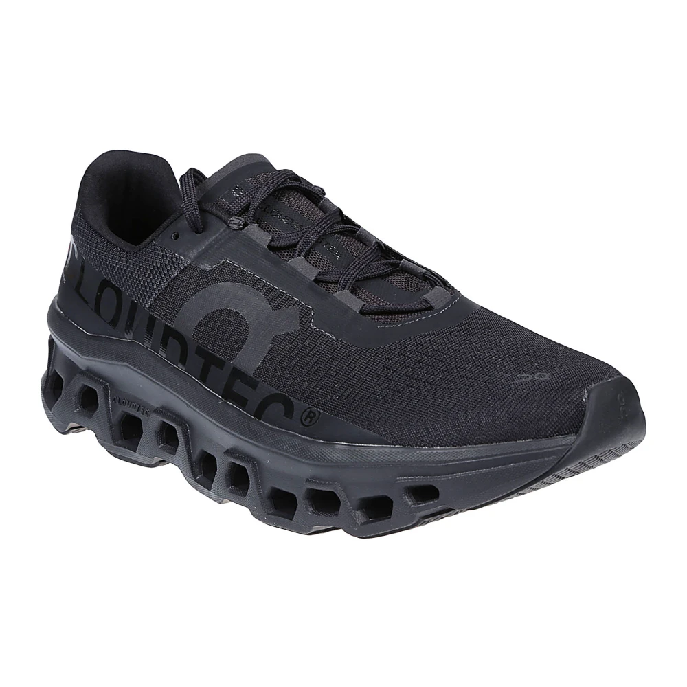 ON Running Zwarte Cloudmonster Sneakers Black Heren