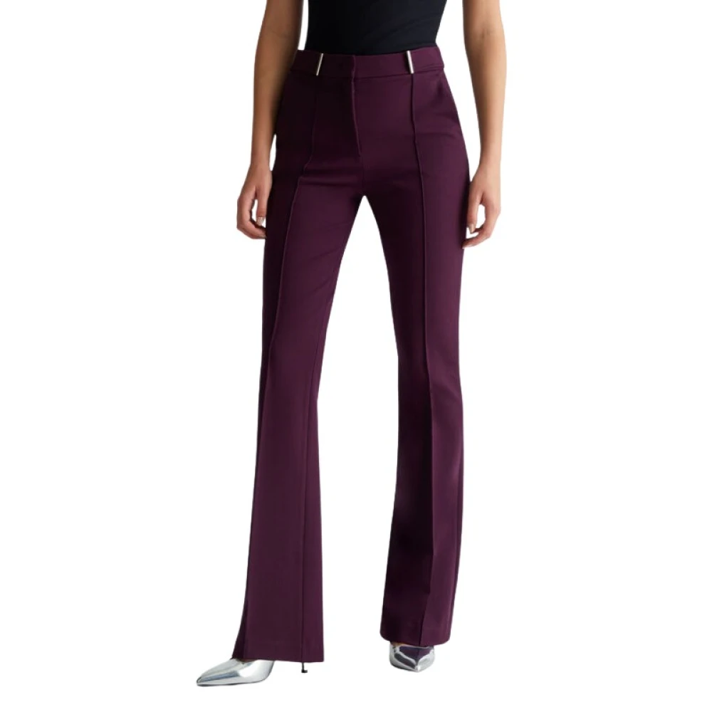 Liu Jo Flare stretch broek in Array stijl Red Dames