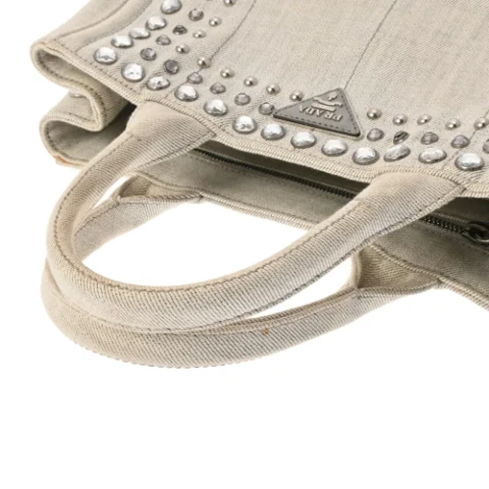 Prada Vintage Pre-owned Denim prada-bags White Dames