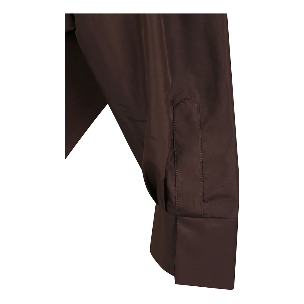Norma Kamali Polyester Shirts Gemaakt in China Brown Dames