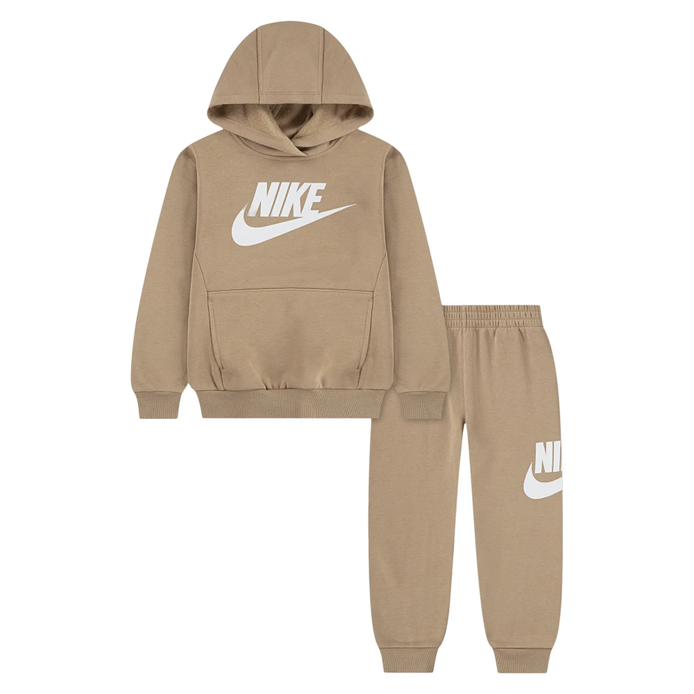 Nike Club Fleece Tracksuit - Unisex - Kids Sport Sets - Beige - 4 Y - Kids