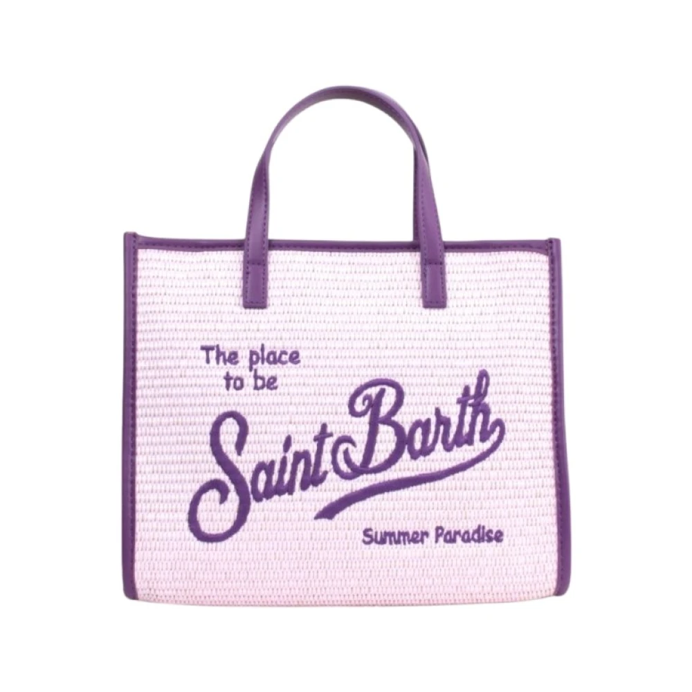 MC2 Saint Barth Stijlvolle Borsa Zwemkleding Collectie Purple Dames