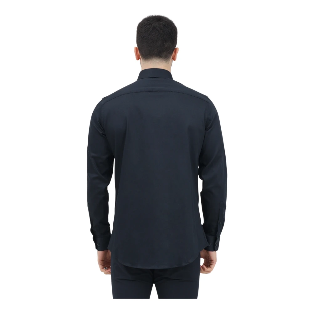 Selected Homme Zwarte overhemd lange mouw Modern Black Heren