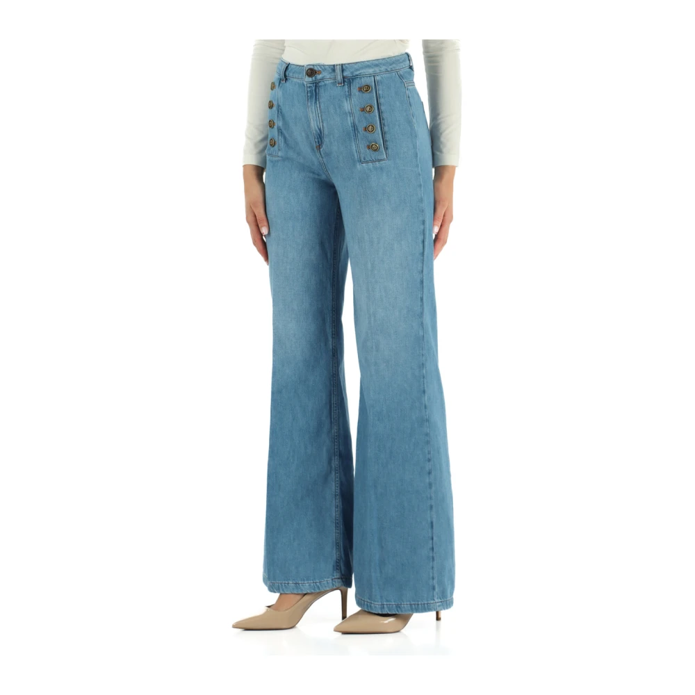 Twinset Trousers Blue Dames
