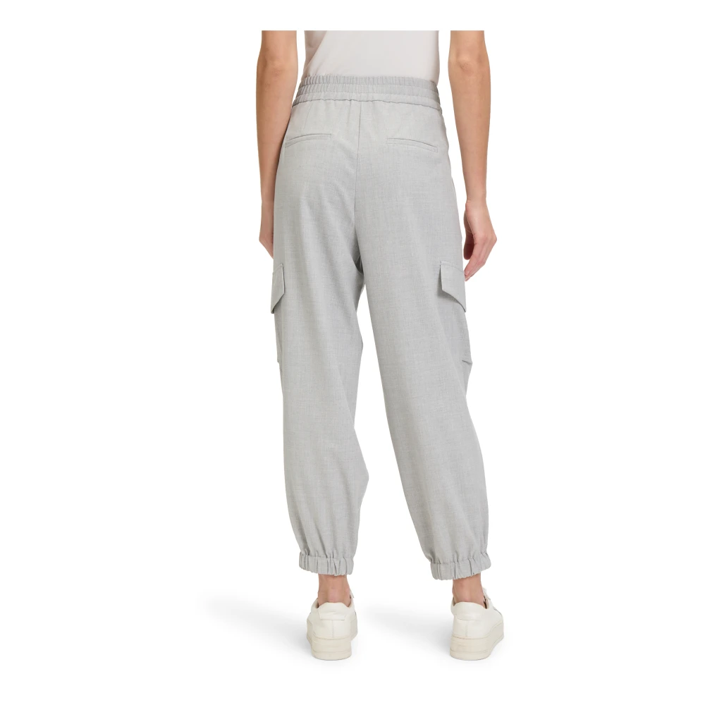 Betty Barclay Cargo broek met relaxte pasvorm Gray Dames