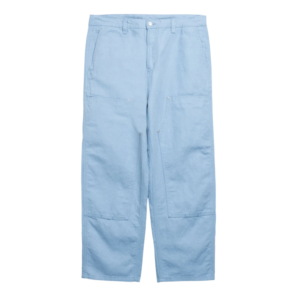 Carhartt WIP Stijlvolle Denim Broeken voor Mannen Blue Heren