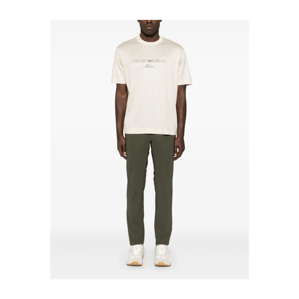 Emporio Armani Beige T-shirts en Polos Beige Heren