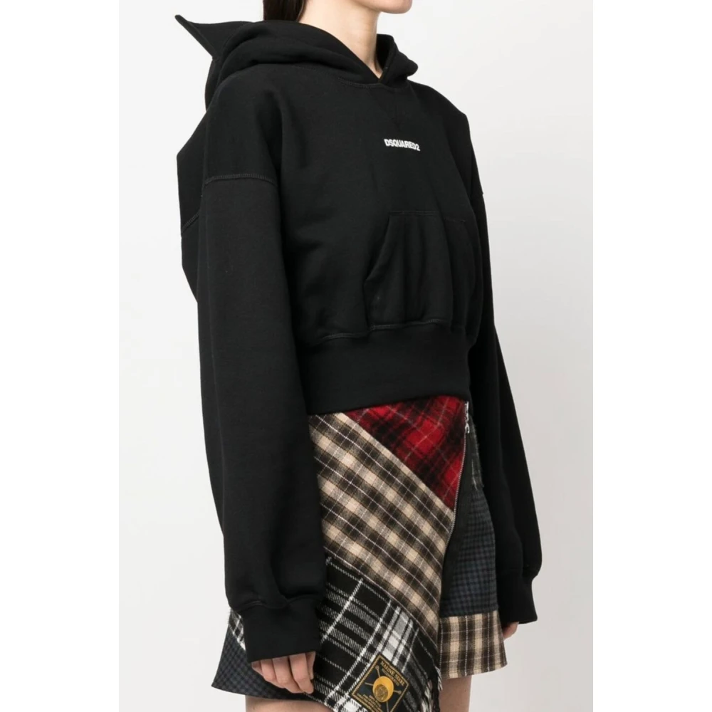 Dsquared2 Zwarte Truien voor Mannen Black Dames