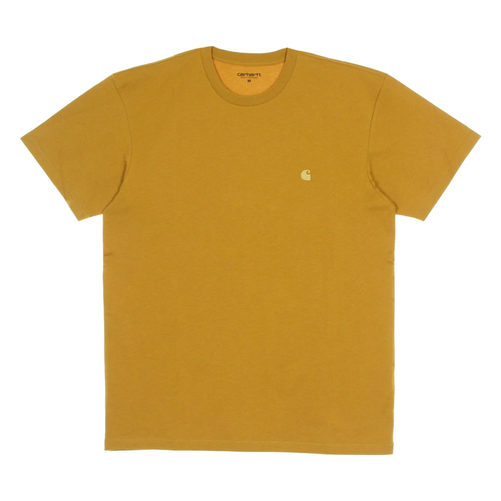 Carhartt WIP Helios Goud Korte Mouw T-shirt Yellow Heren