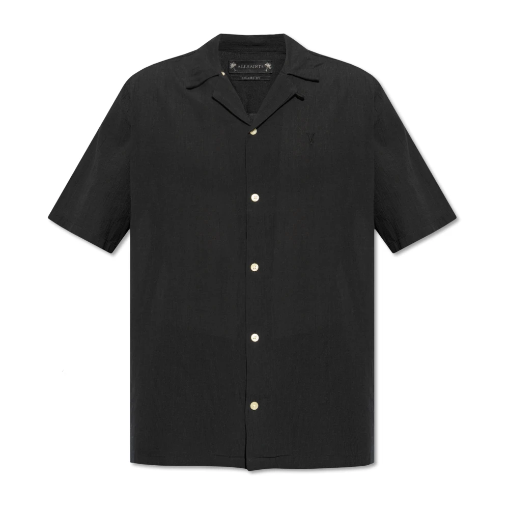 AllSaints Valley relaxed-fit shirt Black Heren