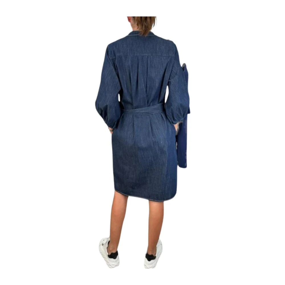 Marella Elegant Jader Jurk Blue Dames