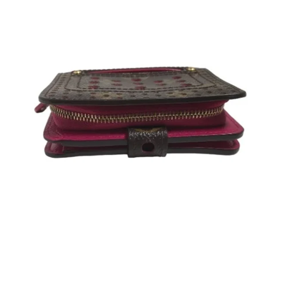 Louis Vuitton Vintage Pre-owned Fabric wallets Brown Dames