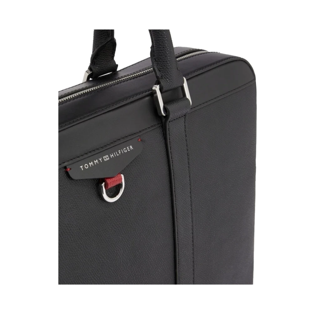 Tommy Hilfiger Zwarte Laptoptas voor Heren Black Heren