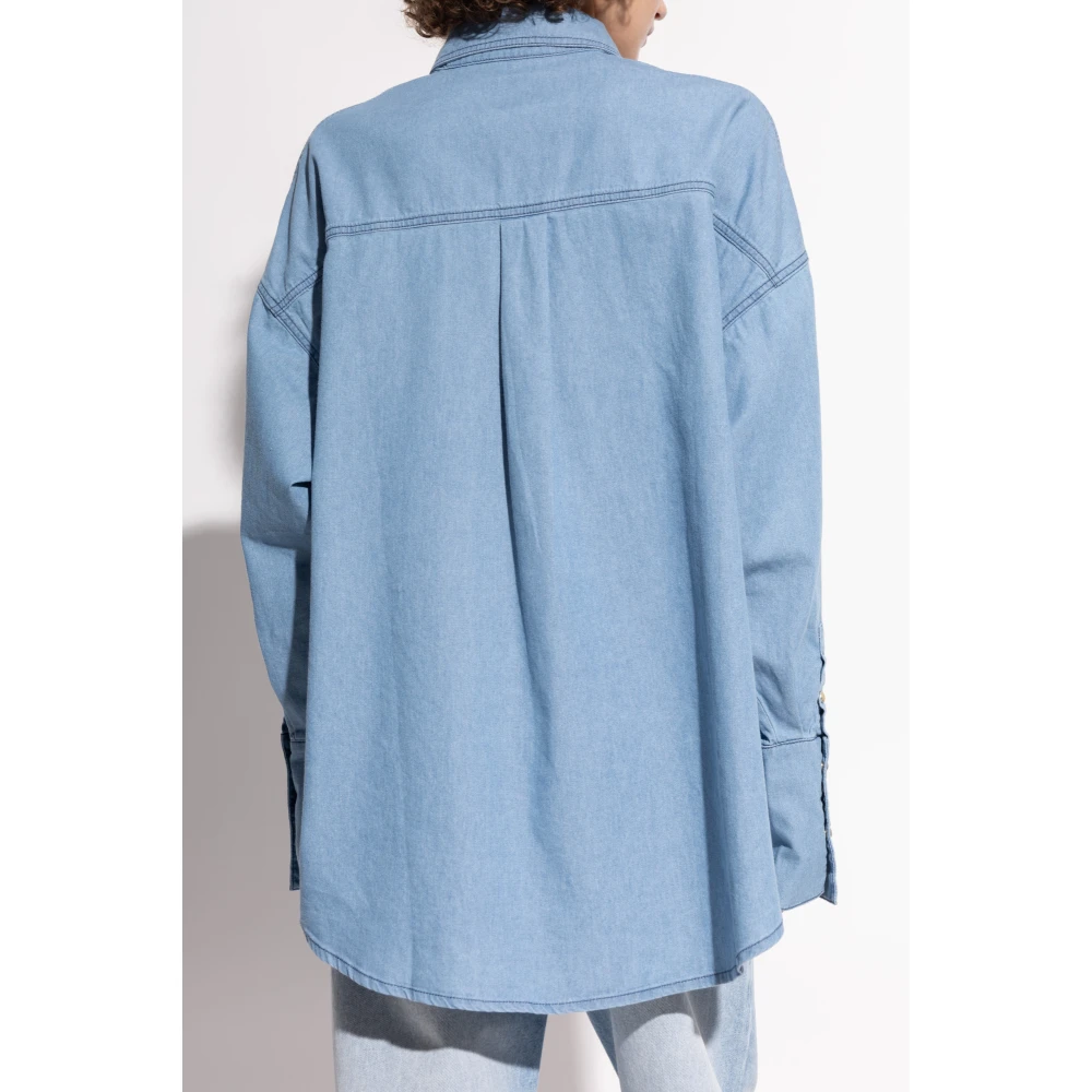 Halfboy Denim overhemd Blue Dames