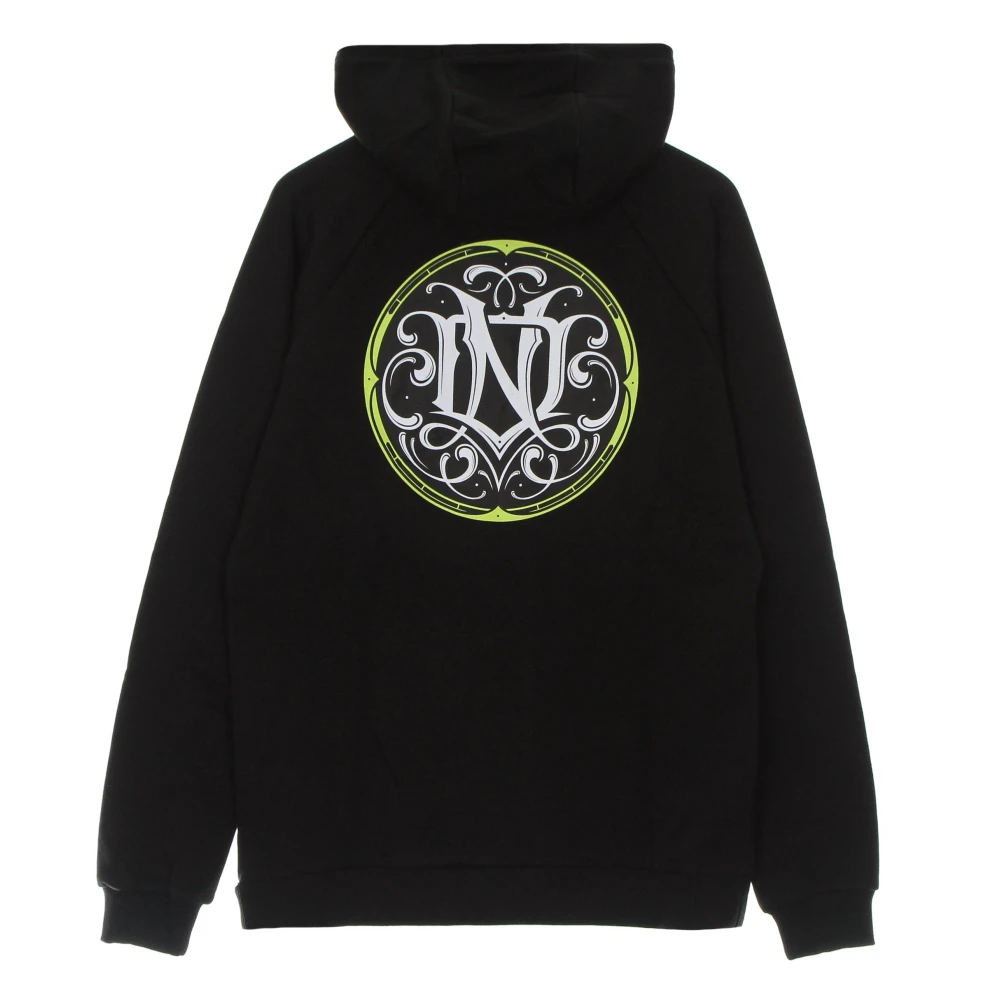 Dolly Noire Zwarte Monogram Lichtgewicht Hoodie Black Heren